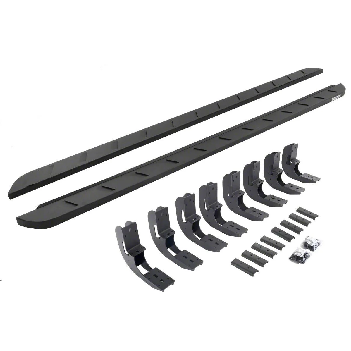 Go Rhino RB10 Slim Running Boards; Textured Black (20-26 Sierra 2500 HD Crew Cab)