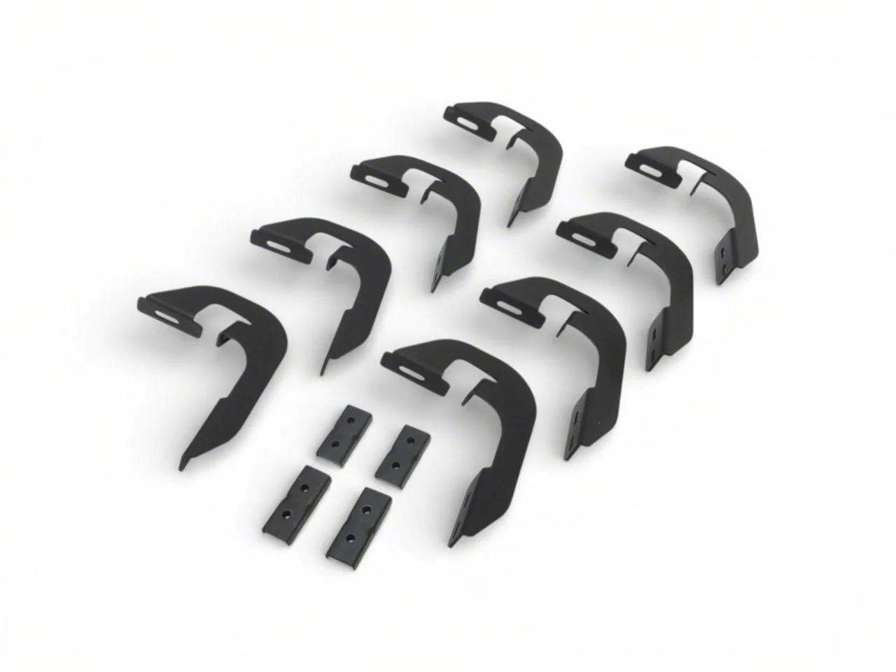 Go Rhino RB20 Slim Running Boards; Textured Black (15-19 6.0L Sierra 2500 HD Double Cab)