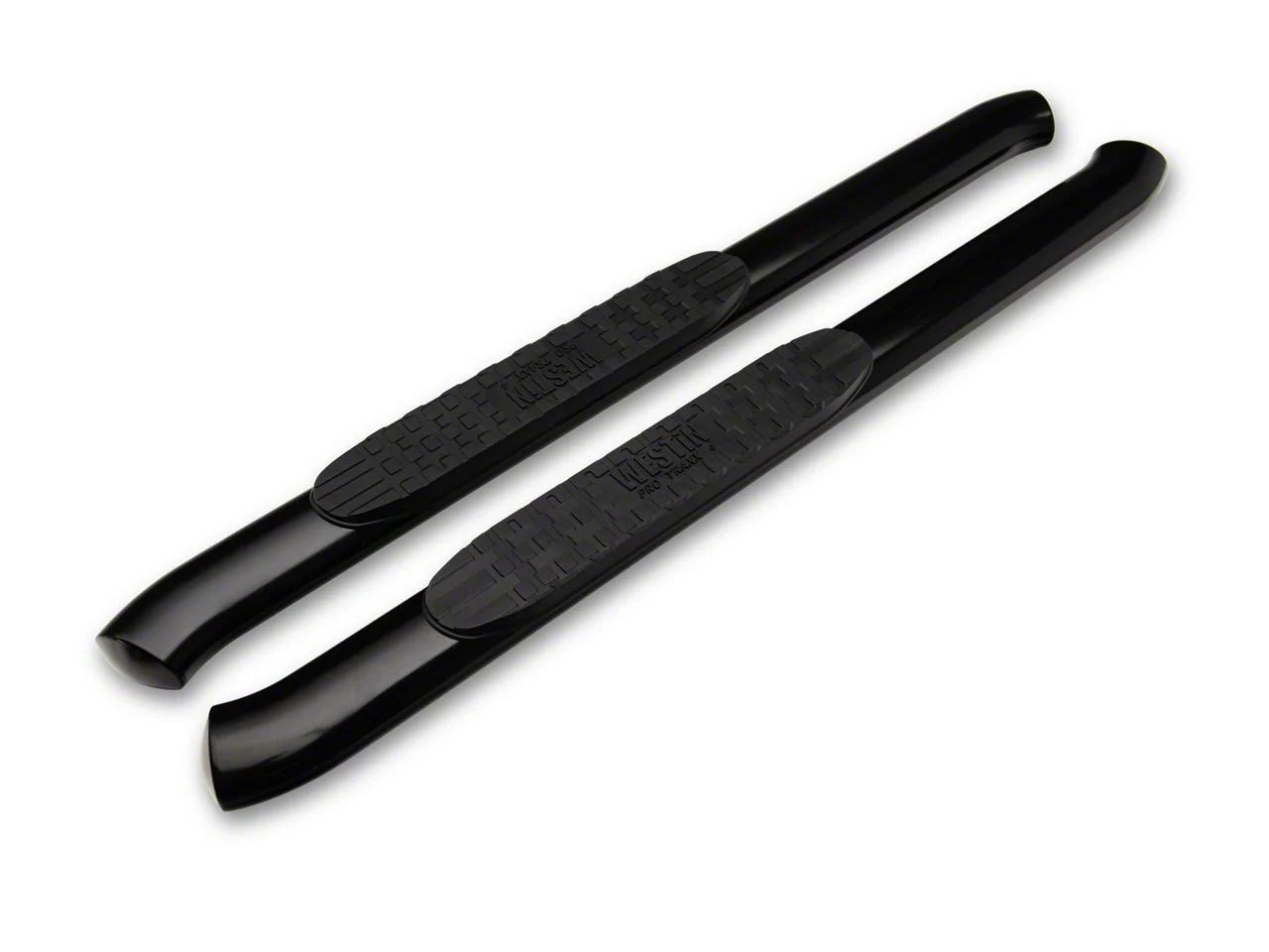 Westin Pro Traxx 4-Inch Oval Side Step Bars; Black (20-26 Sierra 3500 HD Regular Cab)