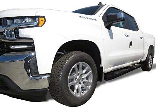 5-Inch Extreme Side Step Bars; Matte Black (20-26 Sierra 3500 HD Crew Cab)