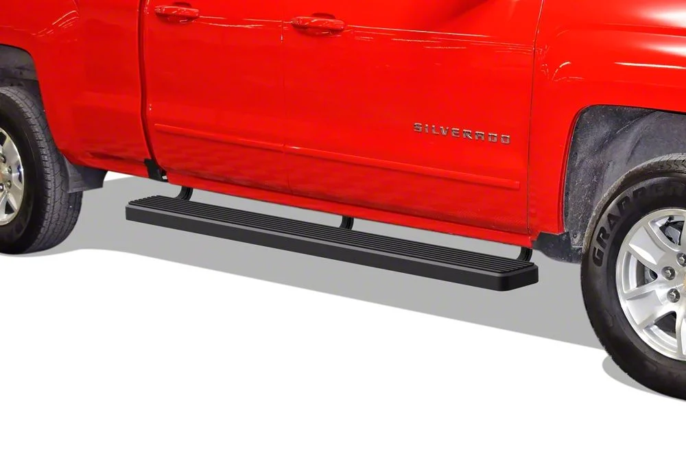 6-Inch iStep Running Boards; Black (20-26 Sierra 3500 HD Double Cab)