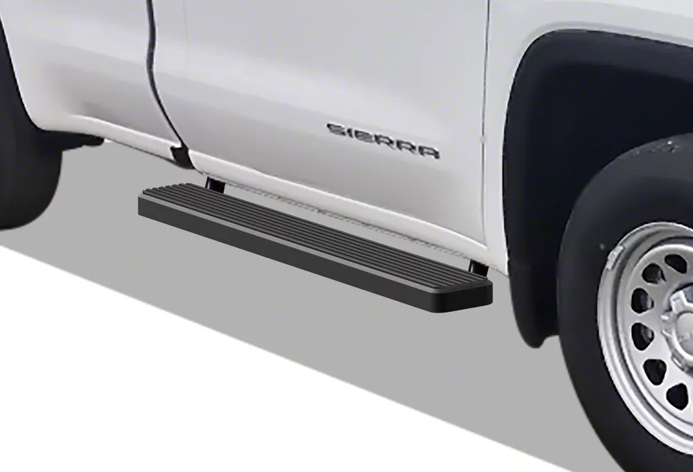 6-Inch iStep Running Boards; Black (20-26 Sierra 3500 HD Regular Cab)