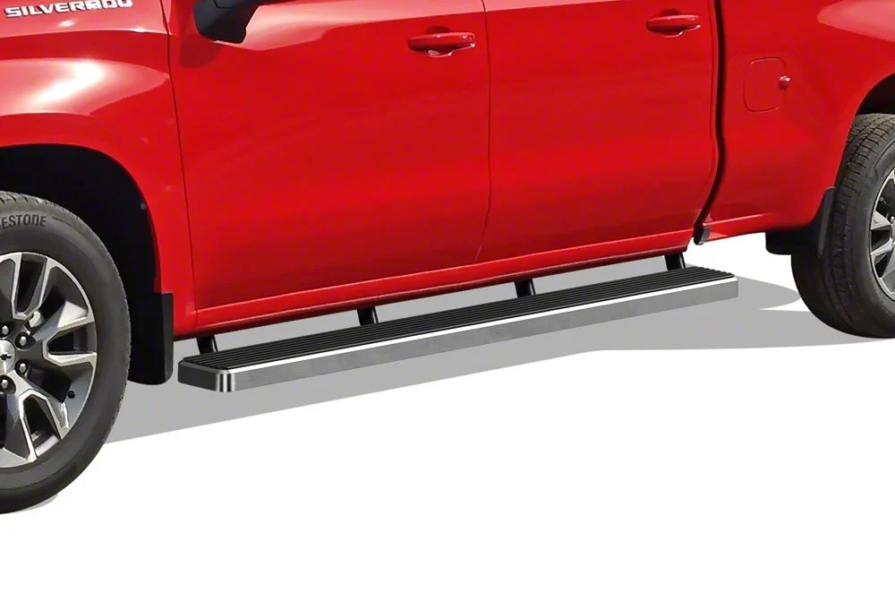 6-Inch iStep Running Boards; Hairline Silver (20-26 Sierra 3500 HD Crew Cab)