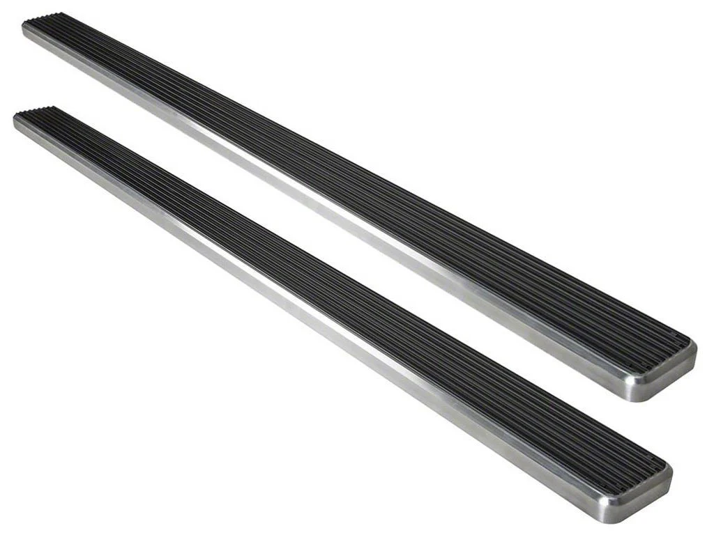 6-Inch iStep Running Boards; Hairline Silver (20-26 Sierra 3500 HD Double Cab)