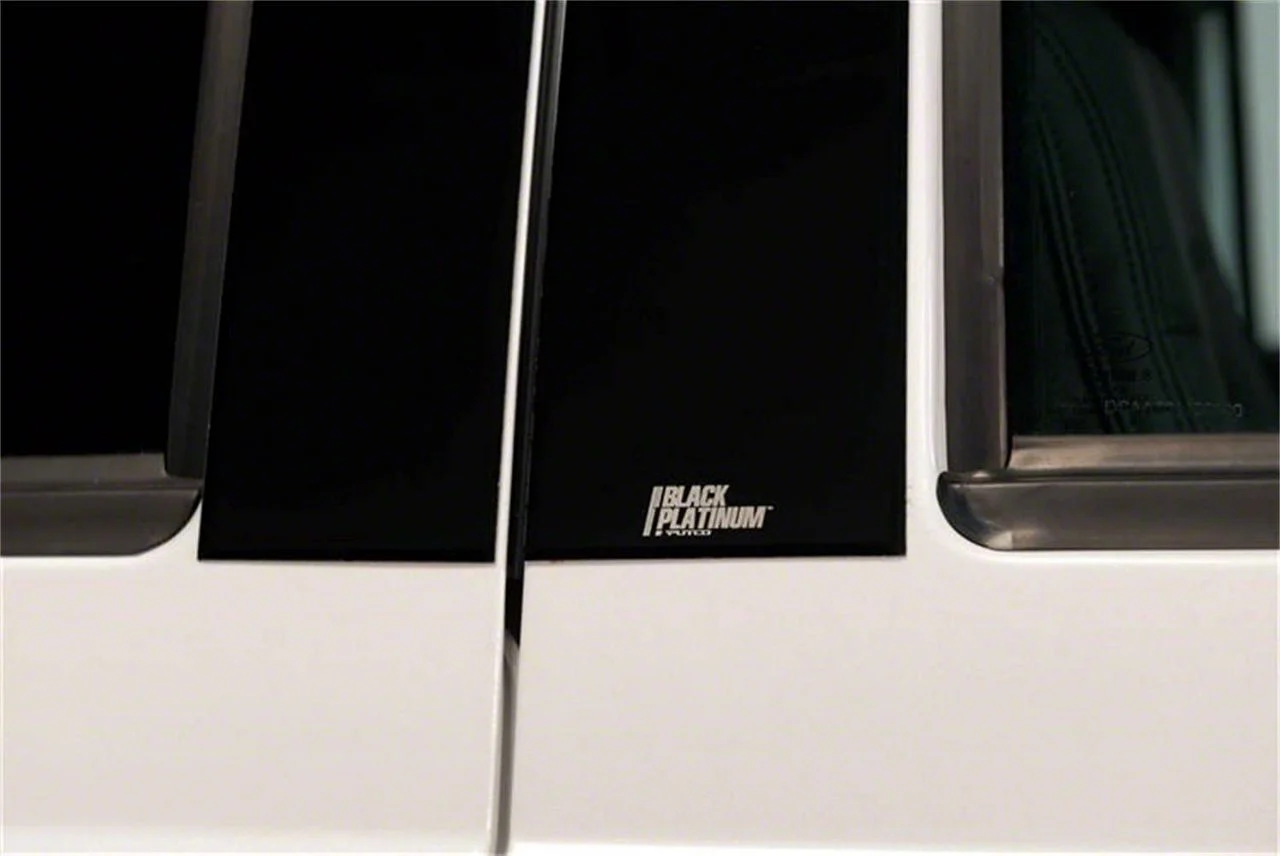 Putco Black Platinum Pillar Posts (07-13 Sierra 3500 HD Extended Cab)
