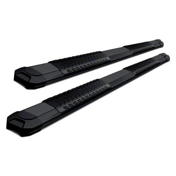 Cutlass Running Boards; Black (07-19 Sierra 3500 HD Crew Cab)