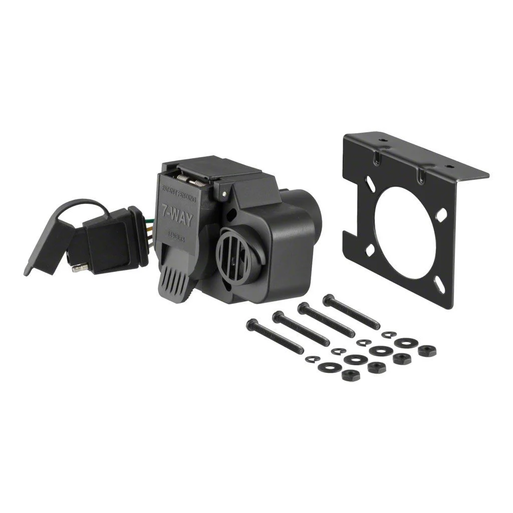 Dual-Output 7 and 4-Way Connector with Backup Alarm (07-26 Sierra 3500 HD)