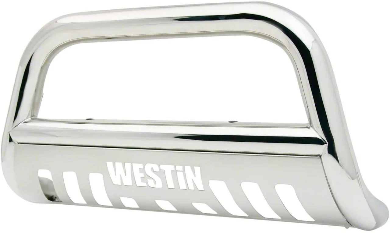 Westin E-Series Bull Bar; Stainless Steel (15-19 Sierra 3500 HD)