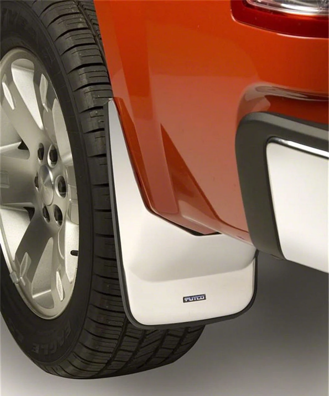Putco Form Fitted Mud Skins; Rear (07-13 Sierra 3500 HD w/o Factory Flares)