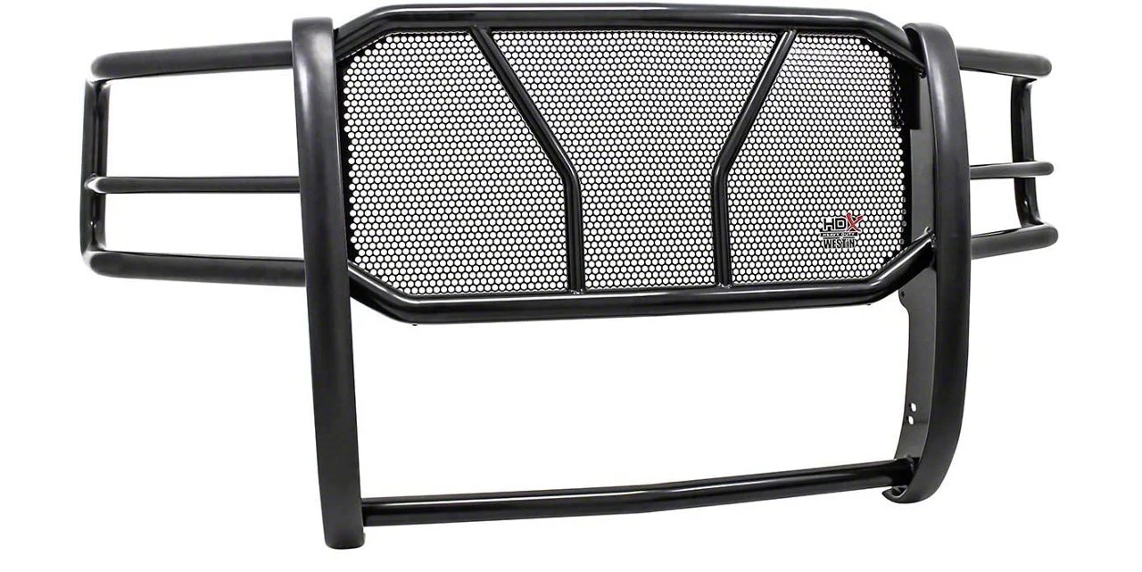 Westin HDX Grille Guard; Black (07-10 Sierra 3500 HD, Excluding Denali)