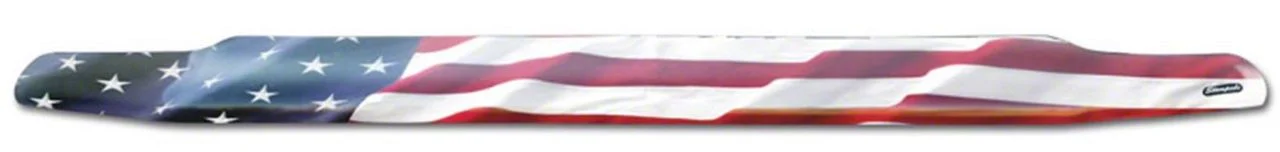 Vigilante Premium Hood Protector; American Flag (15-19 Sierra 3500 HD w/o Induction System Hood)