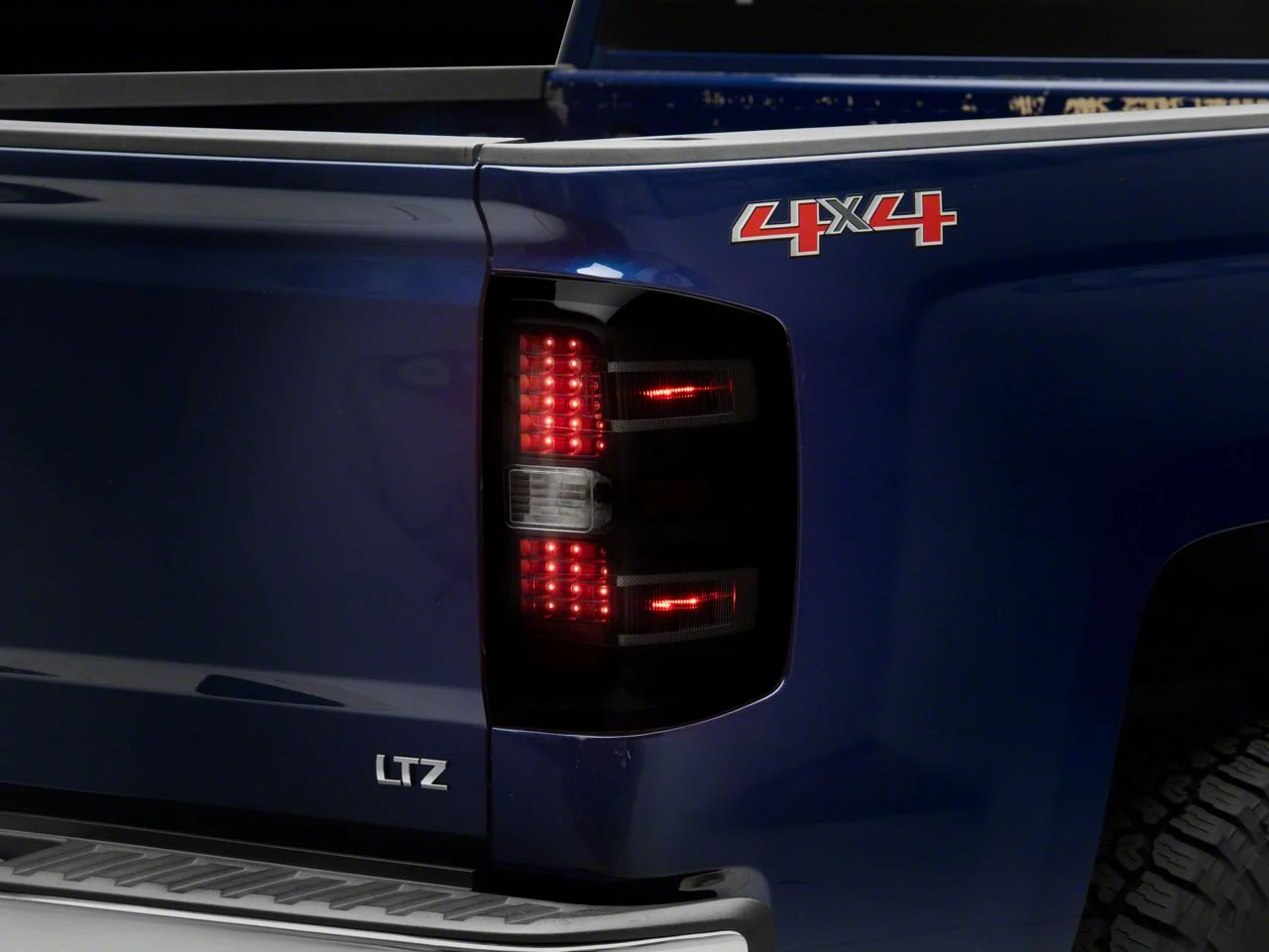 LED Tail Lights; Black Housing; Clear Lens (15-19 Sierra 3500 HD DRW w/ Factory Halogen Tail Lights)