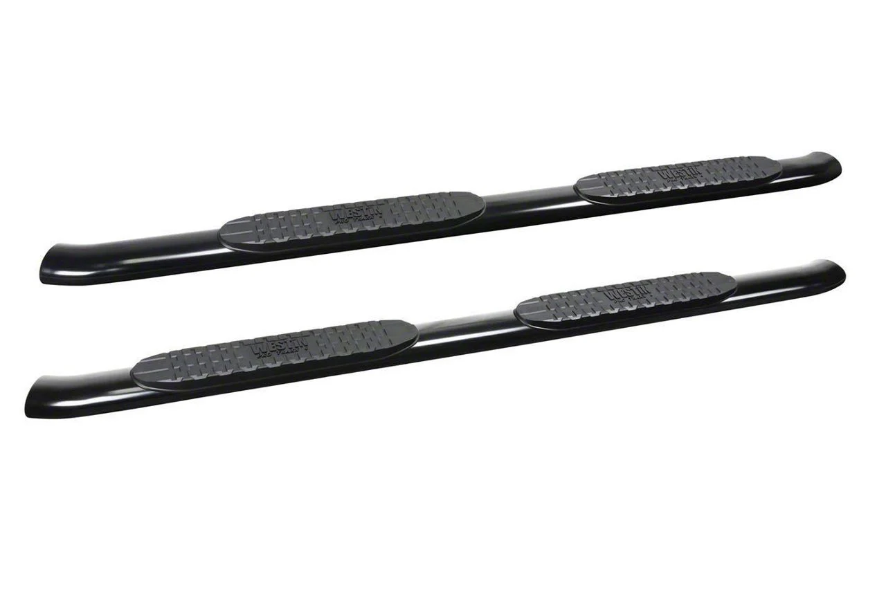 Westin Pro Traxx 4-Inch Oval Side Step Bars; Black (20-26 Sierra 3500 HD Double Cab)
