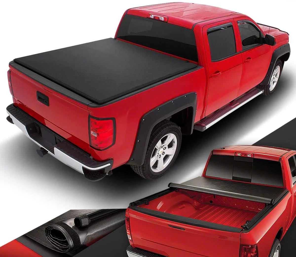 Roll-Up Tonneau Cover (07-14 Sierra 3500 HD w/ 8-Foot Long Box)