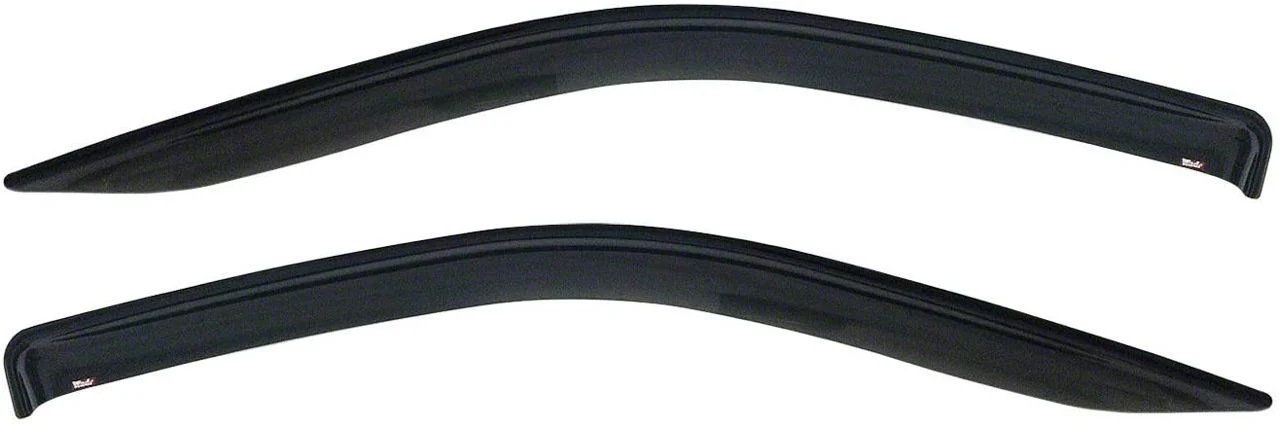 Westin Tape-On Window Deflectors; Front; Smoke (07-14 Sierra 3500 HD Regular Cab)