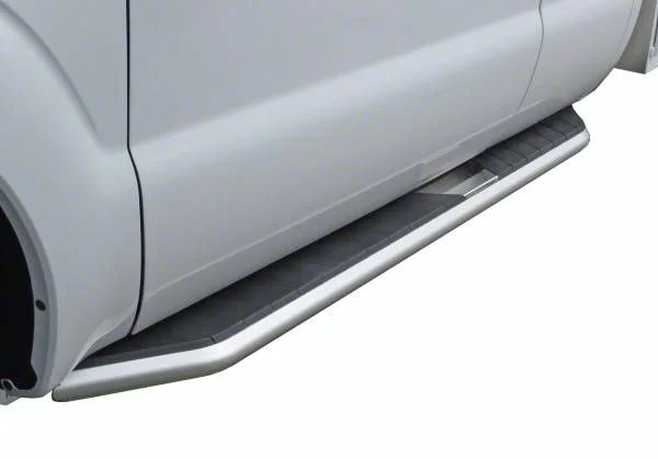 STX300 Running Boards; Stainless Steel (20-26 Sierra 3500 HD Double Cab)