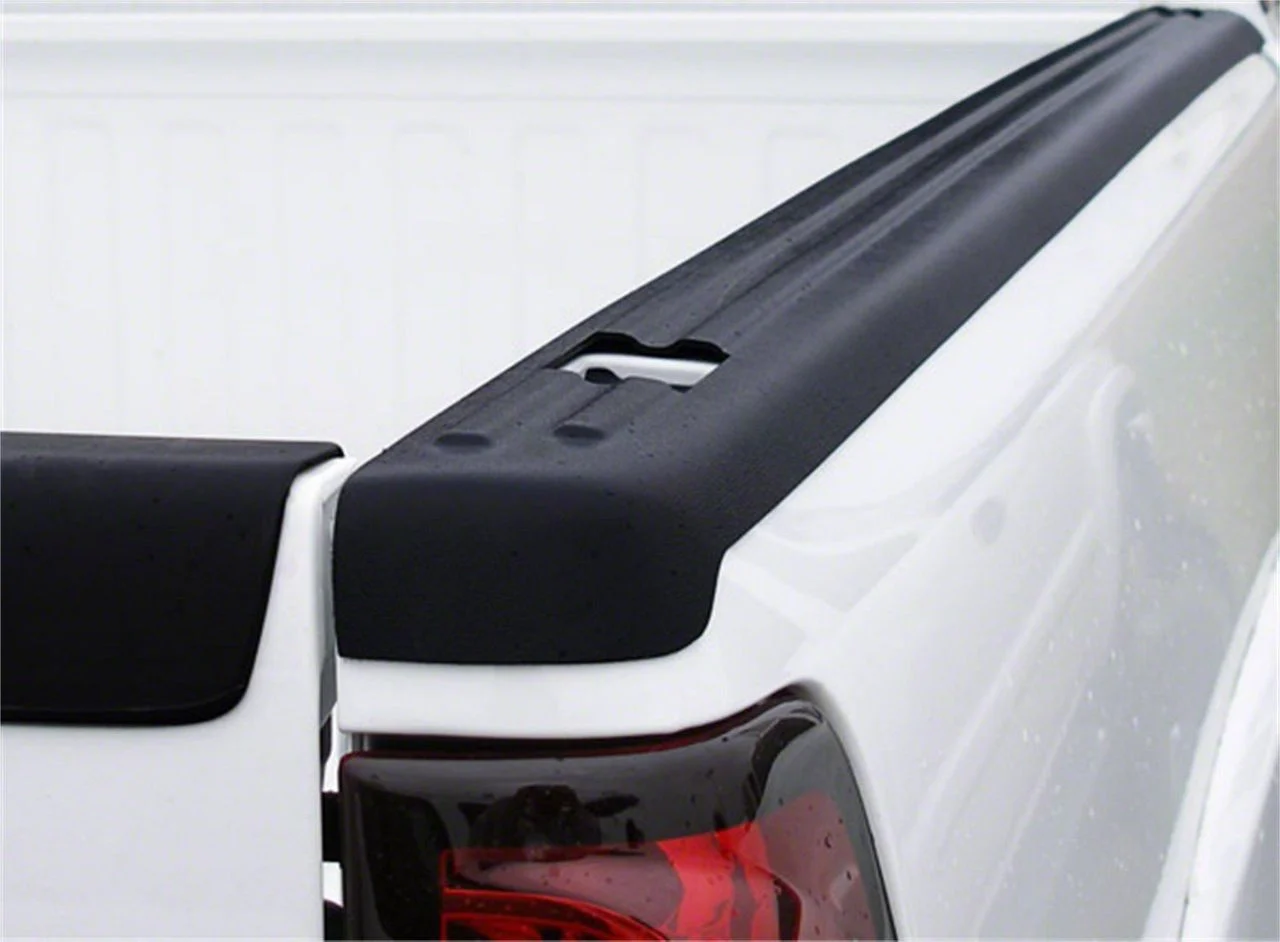 Bed Rail Caps with Stake Hole Openings; Ribbed (11-14 Sierra 3500 HD w/ 6.50-Foot Standard Box)