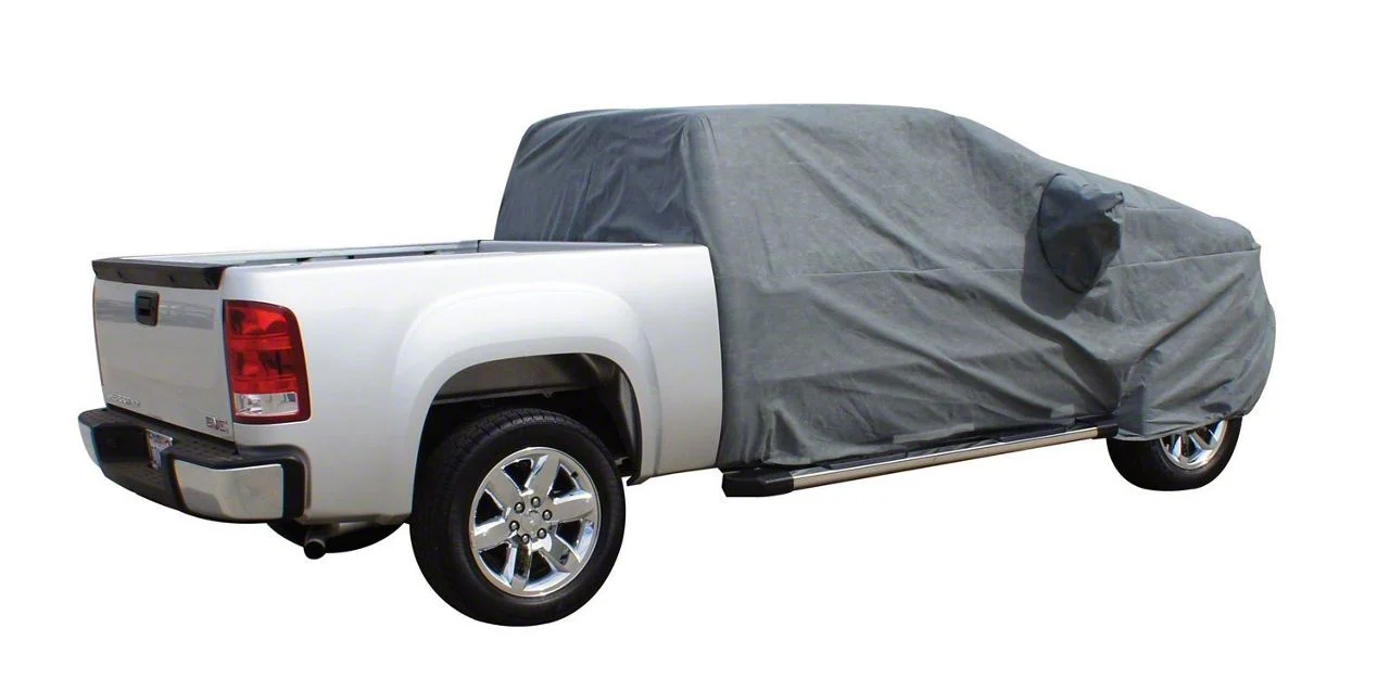 Universal Easyfit Truck Cab Cover; Gray (07-19 Sierra 3500 HD Extended/Double Cab)