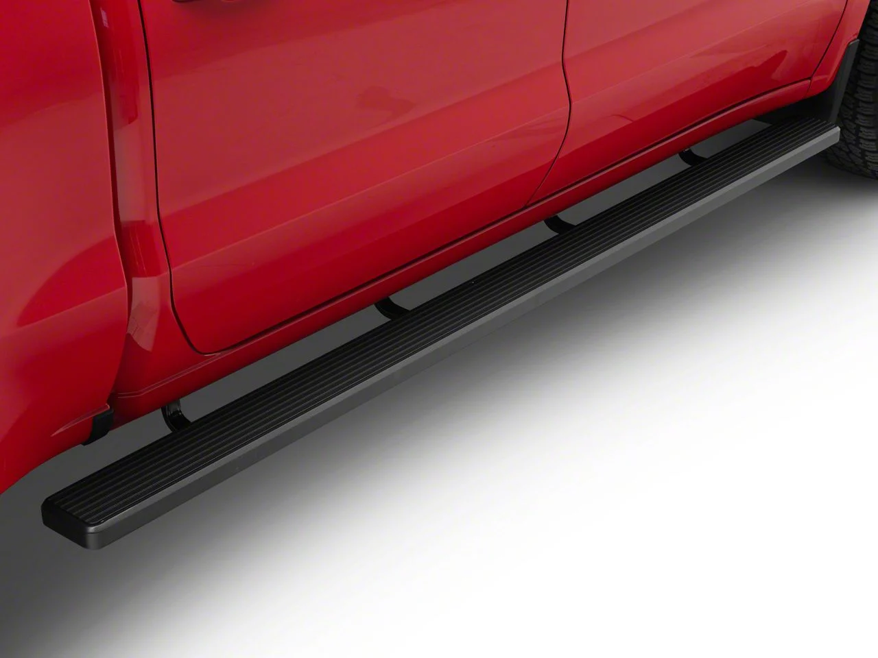 6-Inch iStep Wheel-to-Wheel Running Boards; Black (19-26 Silverado 1500 Crew Cab w/ 5.80-Foot Short Box)
