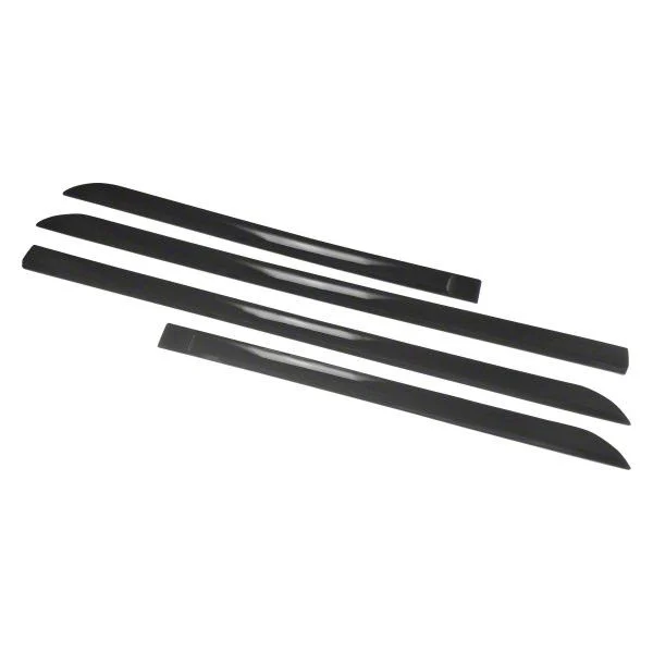 Body Side Moldings; Gloss Black (14-18 Silverado 1500)