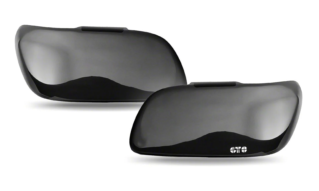 Headlight Covers; Smoked (14-15 Silverado 1500)
