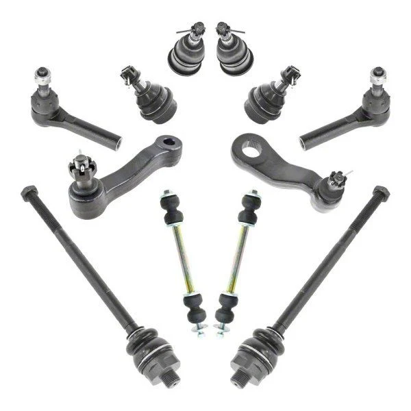 12-Piece Steering and Suspension Kit for 3-Groove Pitman Arms (07-10 Silverado 2500 HD)