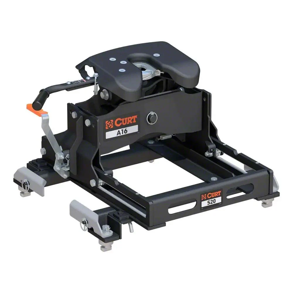 A16 Sliding 5th Wheel Trailer Hitch; 16,000 lb. GTW (16-19 Silverado 2500 HD w/ 6.50-Foot Standard Box & 5th Wheel Prep Package)