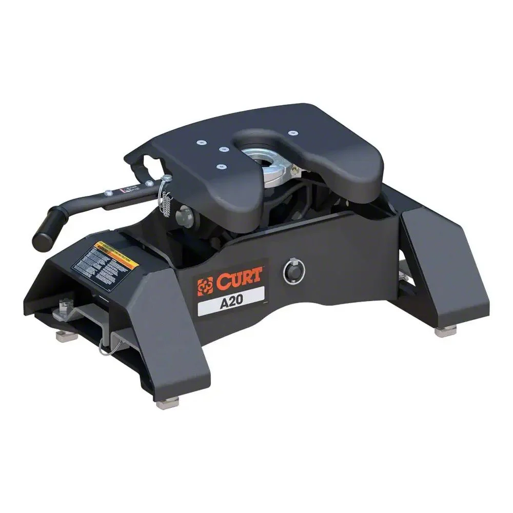 A20 5th Wheel Trailer Hitch; 20,000 lb. GTW (20-26 Silverado 2500 HD w/ 8-Foot Long Box & 5th Wheel Prep Package)