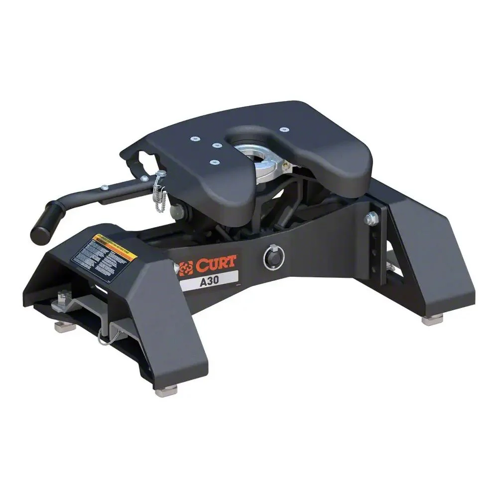 A30 5th Wheel Trailer Hitch; 30,000 lb. GTW (20-26 Silverado 2500 HD w/ 8-Foot Long Box & 5th Wheel Prep Package)