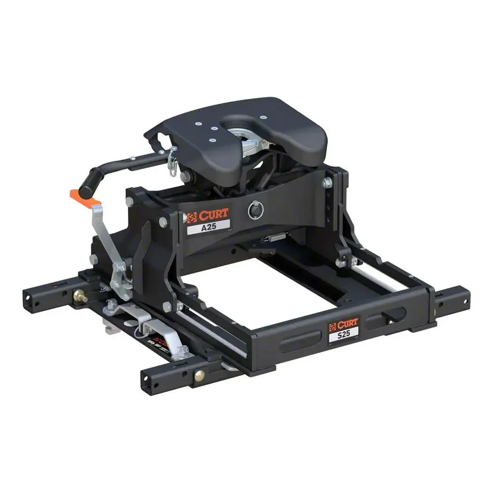 A25 Sliding 5th Wheel Trailer Hitch; 25,000 lb. GTW (20-26 Silverado 3500 HD w/ 6.50-Foot Standard Box & 5th Wheel Prep Package)