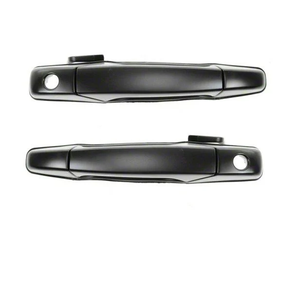 Exterior Door Handles; Front; Paint to Match Black (07-13 Silverado 3500 HD)