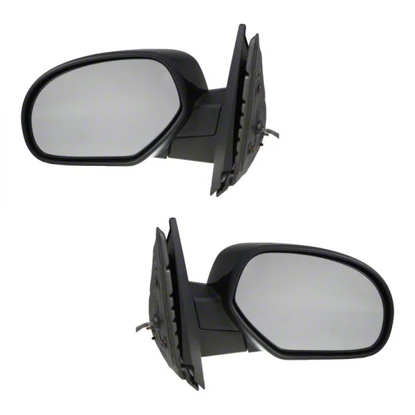 Powered Heated Mirrors; Paint to Match Black (07-10 Silverado 3500 HD)