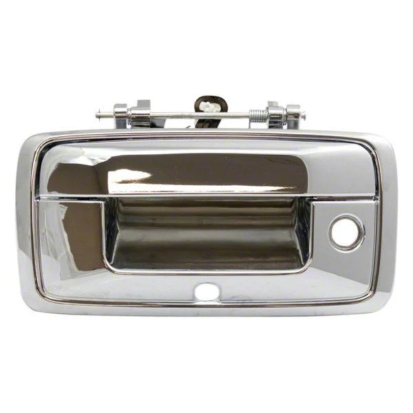 Tailgate Handle with Backup Camera Opening; Chrome (16-19 Silverado 3500 HD)