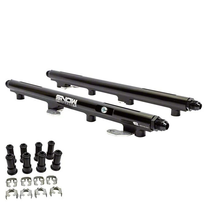 Snow Performance Billet Fuel Rail Kit for Factory Height Injectors; Factory Fit (09-23 V8 HEMI Challenger, Excluding 6.2L)