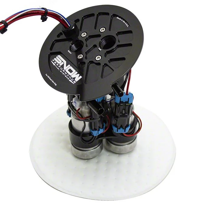 Snow Performance Billet Fuel Hat Pump; 3-Pump Max Flow (20-22 Mustang GT500)