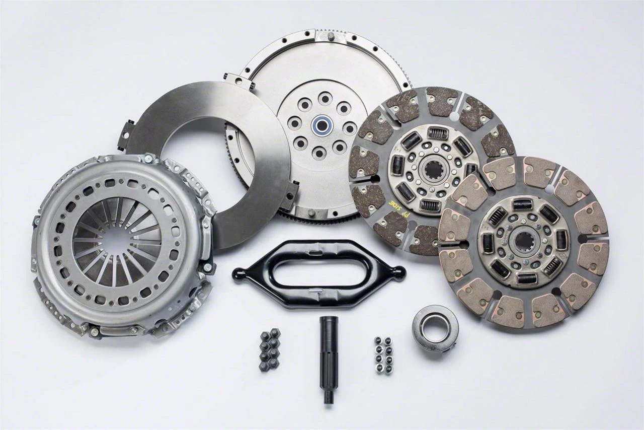South Bend Clutch Stage 4 Street Dual Disc Organic Clutch Kit with Flywheel; 10-Spline (03-04 5.9L RAM 2500 w/ NV4500 Transmission)