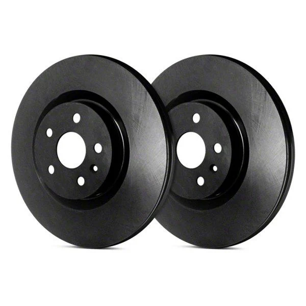 SP Performance Premium 6-Lug Rotors with Black Zinc Plating; Rear Pair (19-26 Silverado 1500)