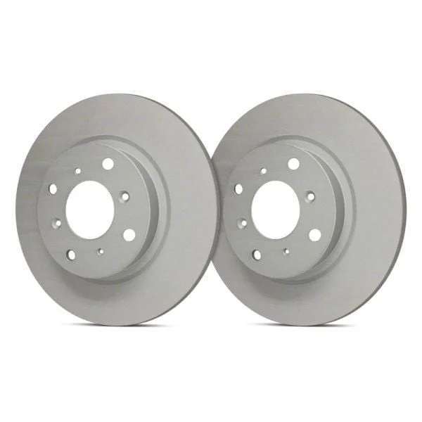 SP Performance Premium 8-Lug Rotors with Silver ZRC Coating; Front Pair (13-26 4WD F-250 Super Duty)