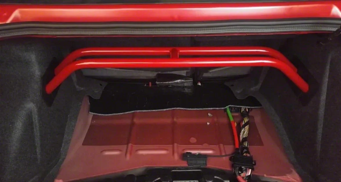 Arched 2-Point Rear Shock Tower Brace; Plum Crazy (06-23 Charger)