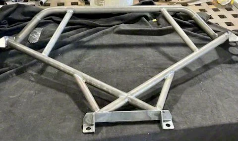 Arched 4-Point Xtreme Rear Brace; Hemi Orange (06-23 Charger)