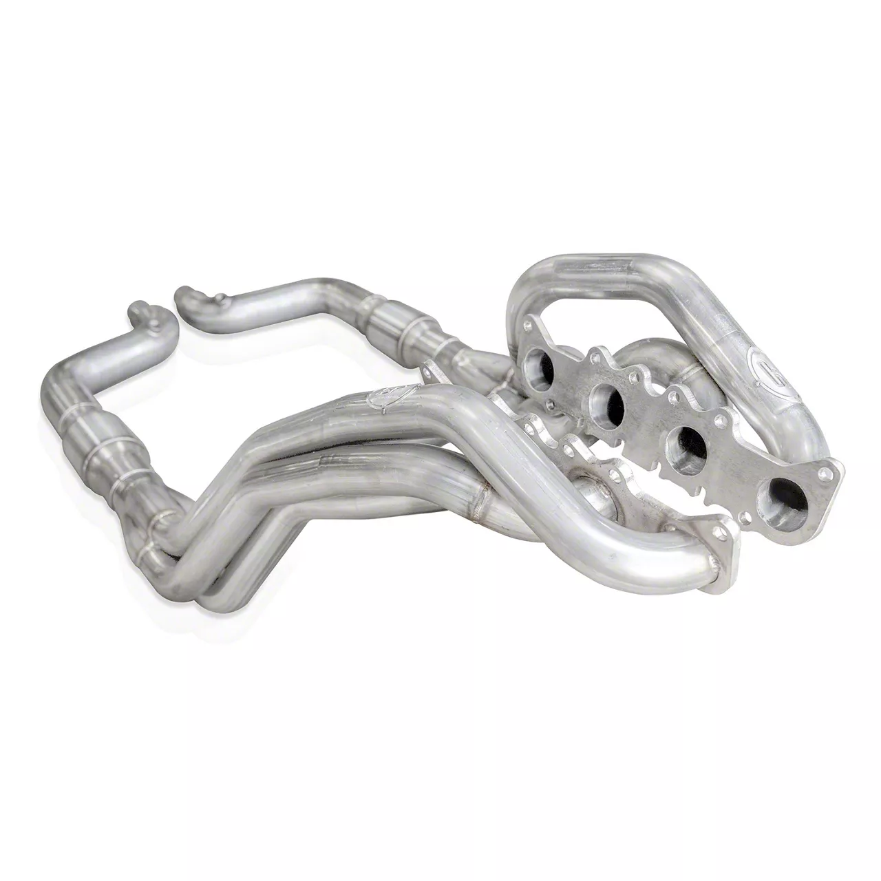 Stainless Power 1-7/8-Inch Catted Long Tube Headers; Factory Connect (15-26 Mustang GT, Dark Horse)