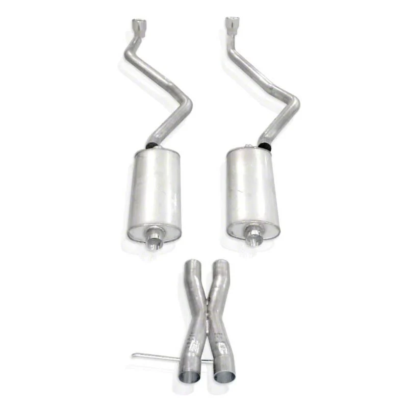 Stainless Works Turbo Chambered Dual Exhaust System with Polished Tips; Performance Connect; Rear Exit (07-14 4.8L Yukon w/ Long Tube Headers)