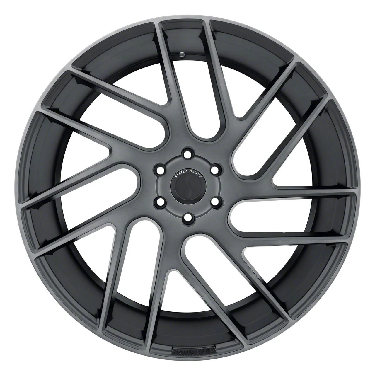 Status Juggernaut Carbon Graphite Wheel; 22x9.5; 15mm Offset (11-23 RWD Charger, Excluding Widebody)