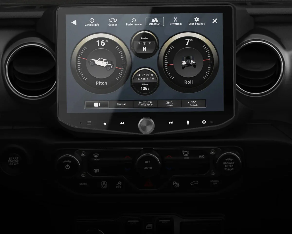 Stinger Off-Road RB10JW18X HORIZON10 10" Radio Fully Integrated Kit  for 18-23 Jeep Wrangler JL & Gladiator JT