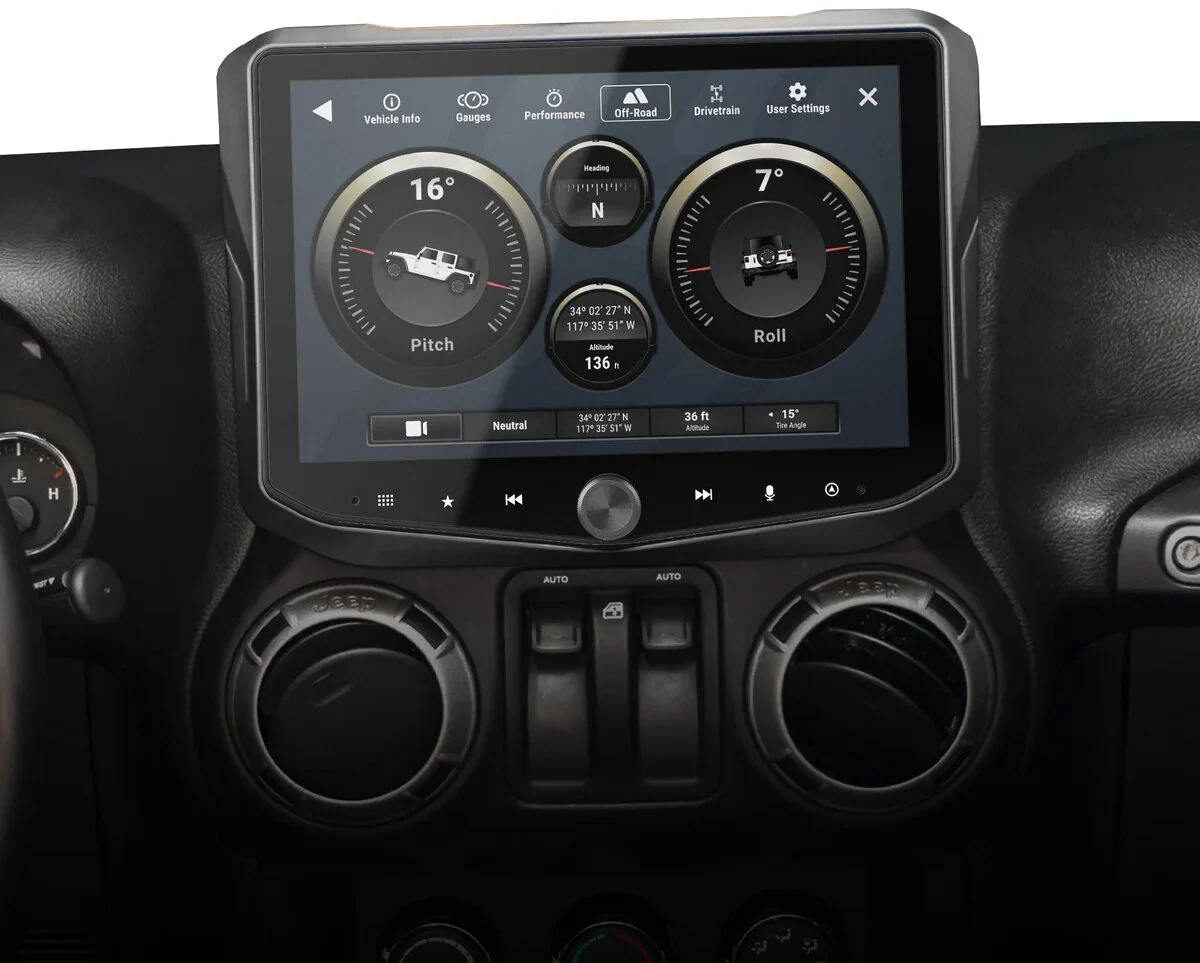 Stinger Off-Road RB10JK11X HORIZON10 10" Radio Fully Integrated Kit for 11-18 Jeep Wrangler JK