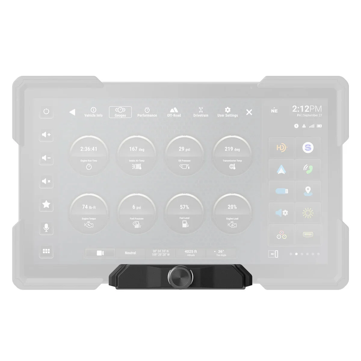 Stinger Off-Road SE-128KNOB Volume Knob for HORIZON12 Universal Radio
