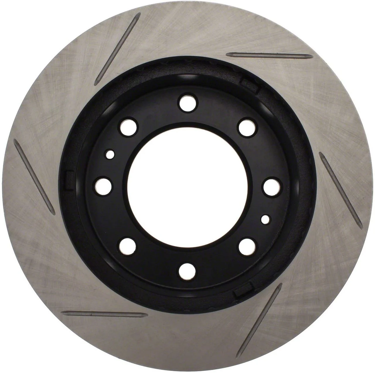 StopTech Sport Slotted 8-Lug Rotor; Front Passenger Side (07-10 Sierra 3500 HD)