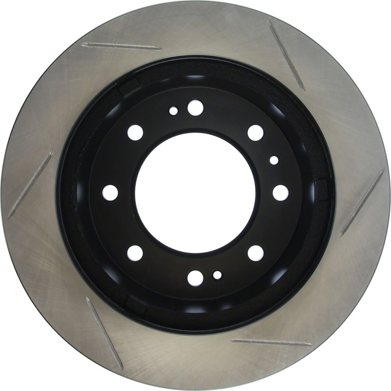 StopTech Sport Slotted 8-Lug Rotor; Front Passenger Side (11-19 Sierra 3500 HD)