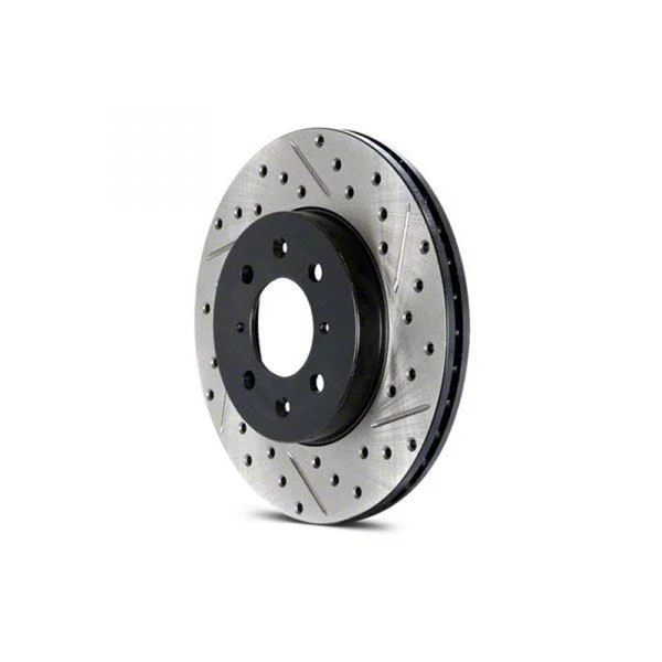 StopTech Sportstop Cryo Drilled and Slotted 8-Lug Rotor; Front Driver Side (07-10 Sierra 3500 HD)