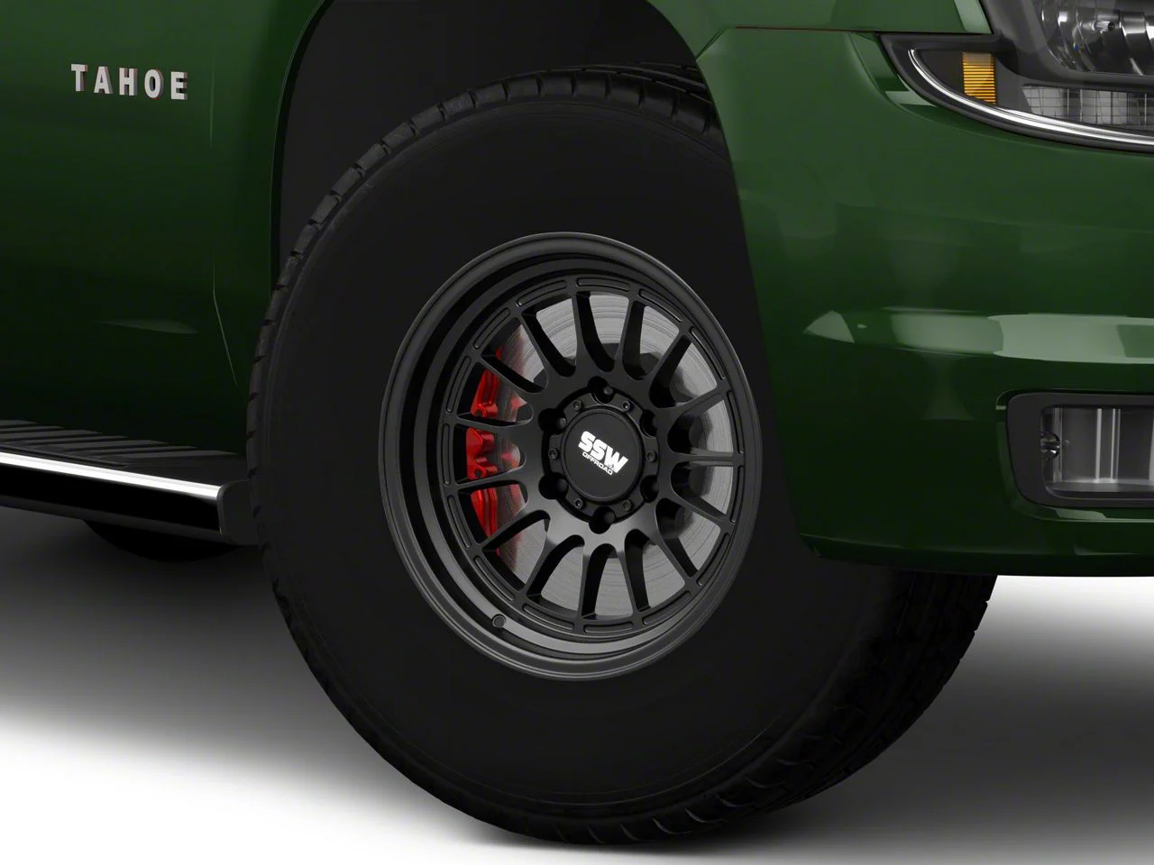 SSW Off-Road Wheels Dakar Matte Black 6-Lug Wheel; 17x9; -25mm Offset (15-20 Tahoe)